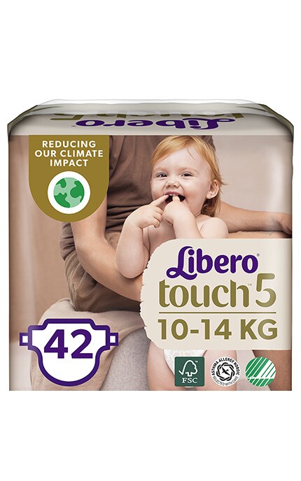 LIBERO TOUCH-Підгузки Libero Touch, 10-14 кг, розмір 5, 42 шт.-7322541070971