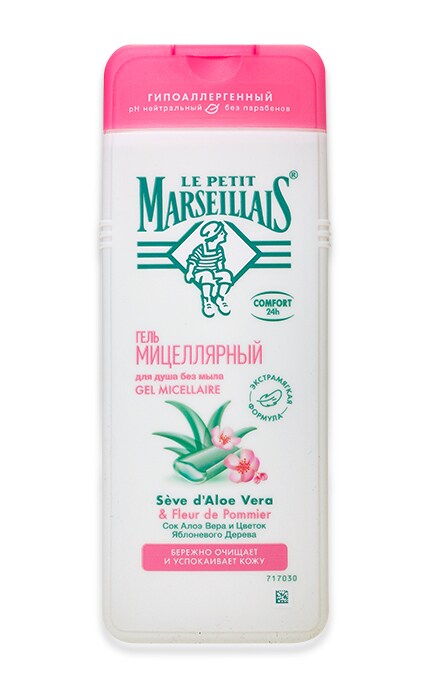 MARSEILLAIS-ГЕЛЬ/ДУШ МІЦ.АЛОЕ ТА ЯБЛ.ДЕРЕВ-3574661575612
