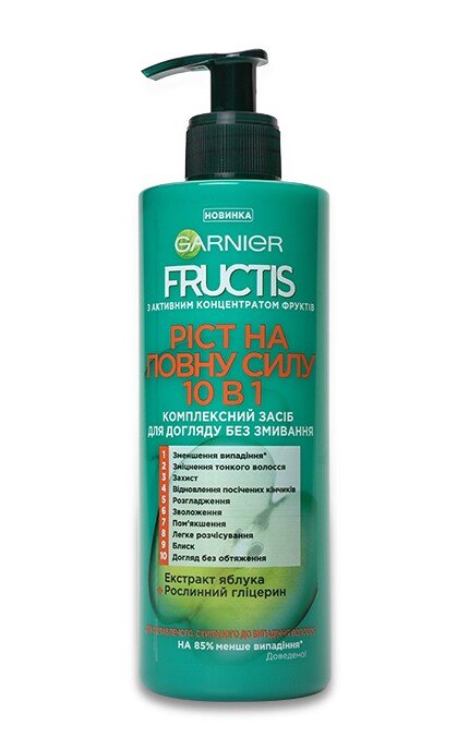 GARNIER FRUCTIS STYLE-МАСКА РІСТ НА ПОВНУ СИЛУ 10В1-3600542357616