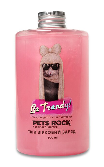 Гель для душа с перламутром Pets Rock Be Trendy 300 мл