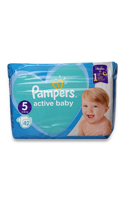PAMPERS ACTIVE BABY-Е_ПІДГУЗКИ 5 11-16 КГ-8001090950178