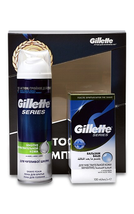 GILLETTE-БАЛЬЗ.П/ГОЛ+ПIНА Д/Г SENS АЛОЕ-7702018529421