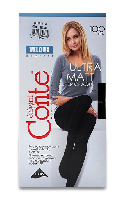 CONTE-КОЛГ.VELOUR 100 NERO 4-4810226396032