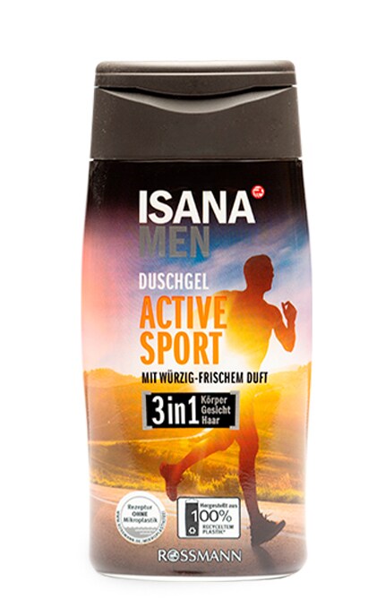Гель для душа Isana Men Sport 2 в 1