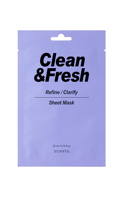Eunyul-Clean & Fresh Маска для лица Refine & Clarify 22ml-8809435406737