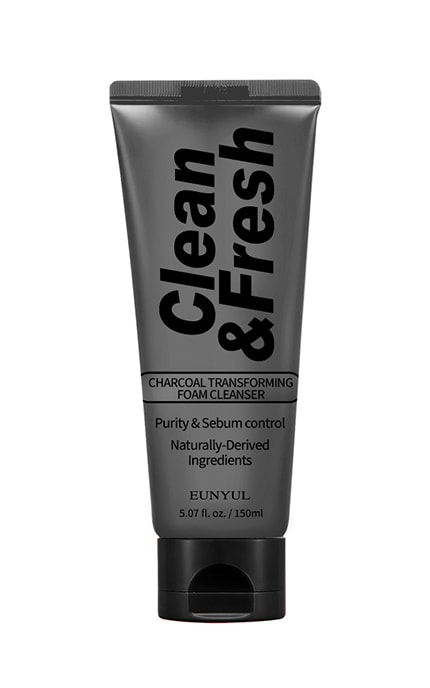EUNYUL-Eunyul Clean&Fresh Пінка для вмивання обличчя Charcoal 150 g-8809435406225