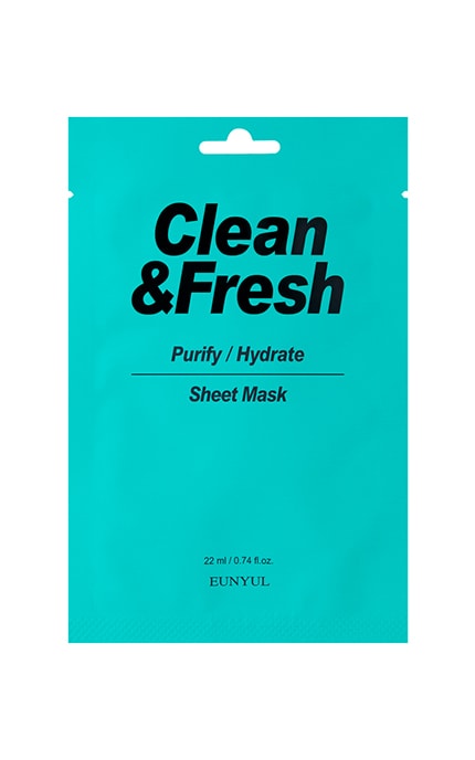 Eunyul-Clean&Fresh Маска для обличчя Purify&Hydrate 22ml-8809435406720