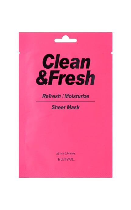 Eunyul-Clean&Fresh Маска для обличчя Refresh&Moisturize 22ml -8809435406812