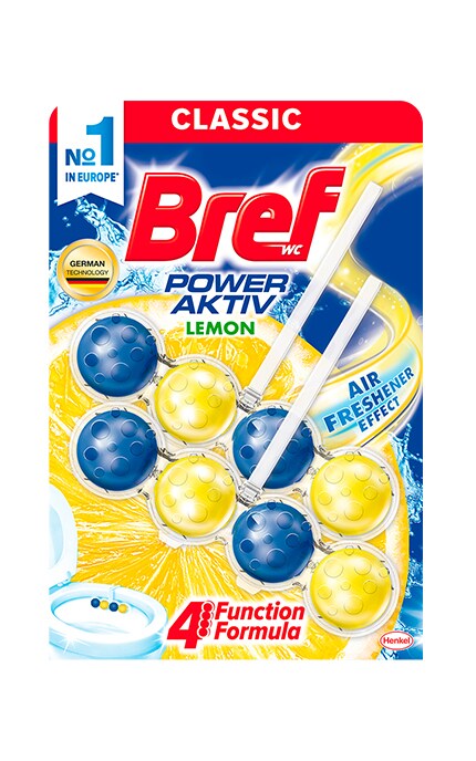 BREF-Засіб для чищення унітазу Bref Сила-актив Лимонна свіжість-9000100656832