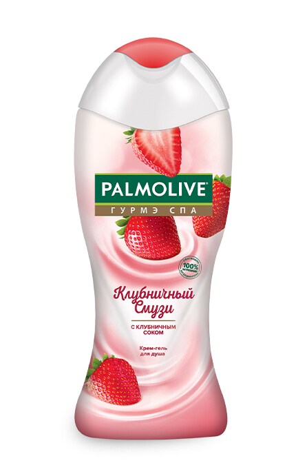 PALMOLIVE-Гель для душу Palmolive Gourmet Spa Полуничний Смузі-8693495038980