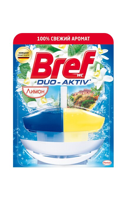 BREF-Засіб для чищення унітазу Bref Duo-Aktiv Лимон-9000101345438