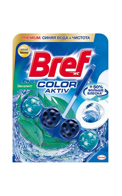 BREF-Засіб для чищення унітазу Bref Blue Aktiv Евкаліпт-9000101350708