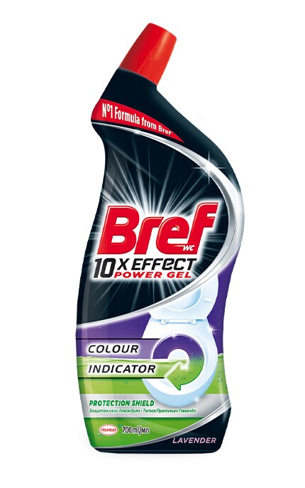 BREF-Средство для чистки унитаза Вгеf Power gel 10*effect Lavender-9000101311327