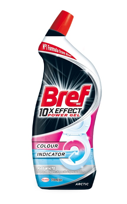 BREF-Средство для чистки унитаза Вгеf Power gel 10*effect Arctic-9000101310863