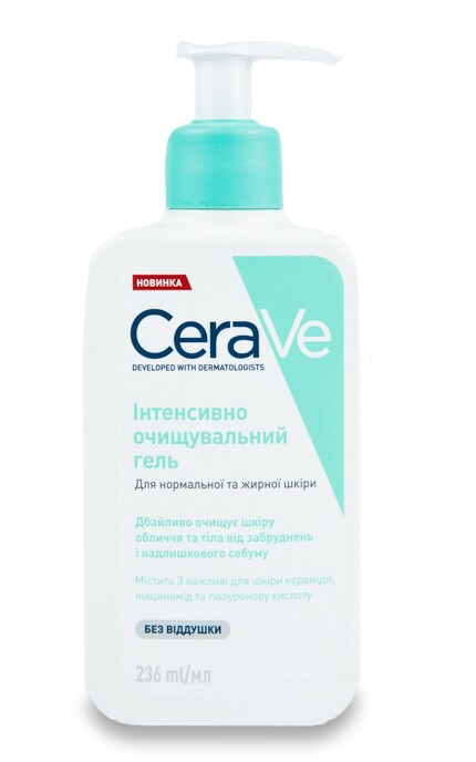 CERAVE-Гель очищающий CeraVe для лица и тела для нормальной и жирной кожи-3337875597197