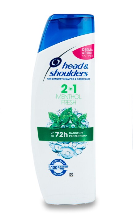 HEAD & SHOULDERS-Шампунь Head & Shoulders Свежесть ментола 2в1-4084500970403