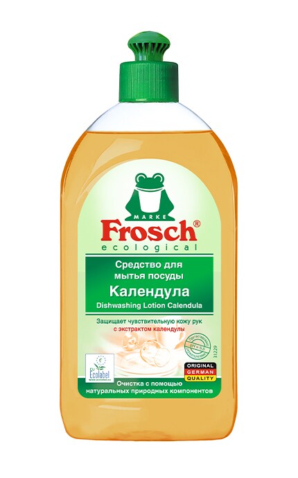 FROSCH-Средство для мытья посуды Frosch Календула-4009175952578