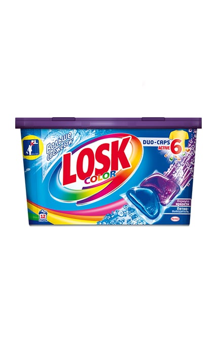 LOSK-Средство для стирки Losk Дуо-капсулы Color-9000101502787