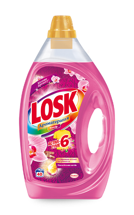 LOSK-Гель для стирки Losk Колор Ароматерапия Малайзийские цветы, 2 л-9000101319781