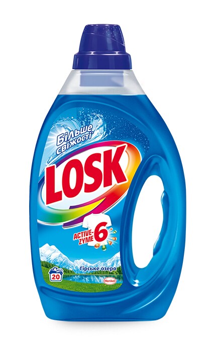 LOSK-Гель для прання Losk Гірське озеро, 1 л-9000101319743
