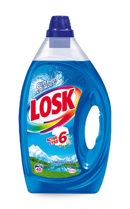 LOSK-Гель для прання Losk Гірське озеро, 2 л-9000101319842