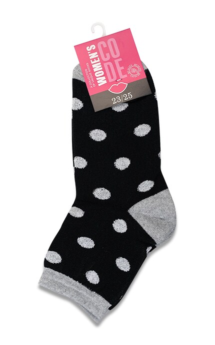 WOMEN'S CODE-Шкарпетки жіночі Women`s Code махрові горох розмір 23-25 1 шт-9210000051815