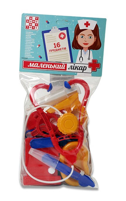 NUMO TOYS-Дитячий набір лікаря 16 предметів-4820173522606