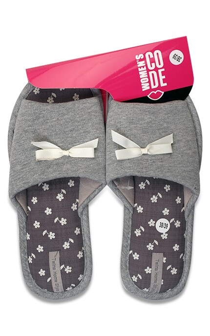 WOMEN'S CODE_-Тапочки домашние женские Women`s Code HS-VL Gray размер 38/39-4820182023491