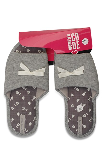 WOMEN'S CODE_-Тапочки домашние женские Women`s Code HS-VL Gray размер 36/37-4820182023484