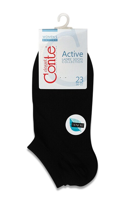 Носки женские Conte Active цвет черный размер 23