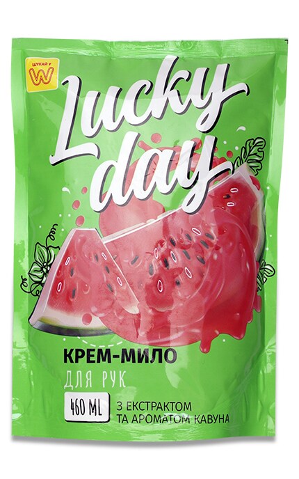 LUCKY DAY-Крем-мило Lucky Day Sensitive з екстрактом та ароматом кавуна-4820026153919
