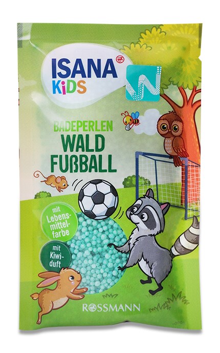 Жемчужины для ванн Isana kids цвет зеленый, 60 г