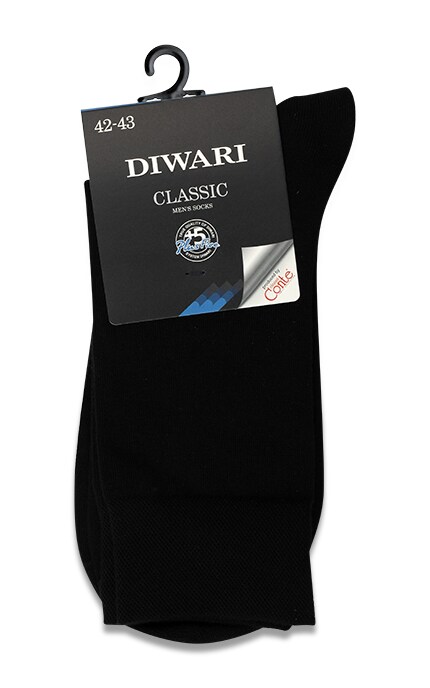 DIWARI-Носки мужские Conte Diwari, черные, р.27-4811473022057