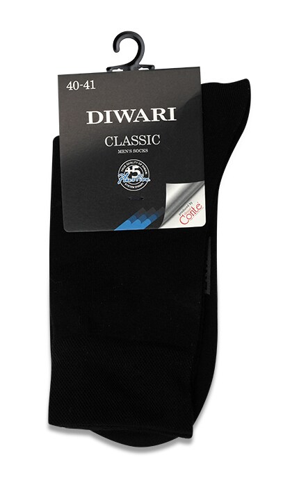 DIWARI-Носки мужские Conte Diwari, черные, р.25-4811473022040