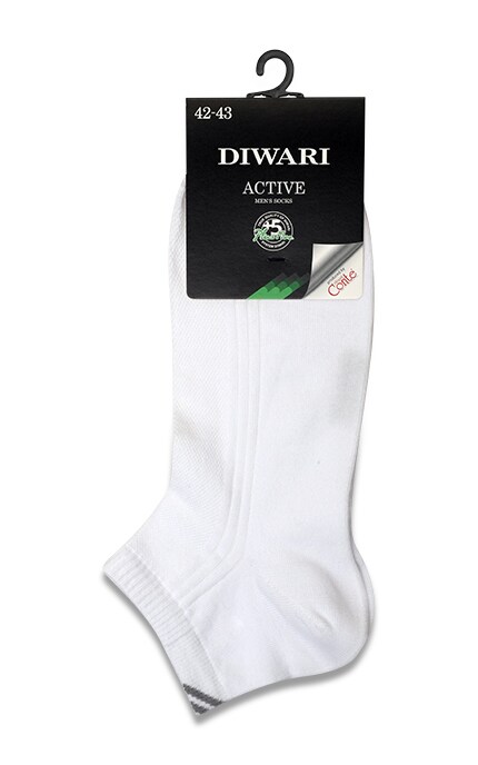 DIWARI-Шкарпетки чоловічі Conte Diwari, білі, р.27-4810226012260