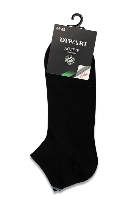DIWARI-Шкарпетки чоловічі Conte Diwari, чорні, р.29-4811473024549