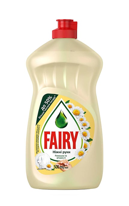 FAIRY-Средство для мытья посуды Fairy Oxi Ромашка и витамин Е-5413149477728