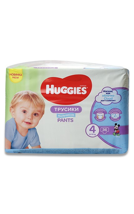 HUGGIES PANTS-Підгузки-трусики Huggies Pants для хлопчиків 4 розмір 9-14 кг-5029053564265