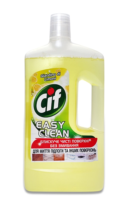 Средство для очистки полов и стен Cif Easy Clean Лимон 1000 мл