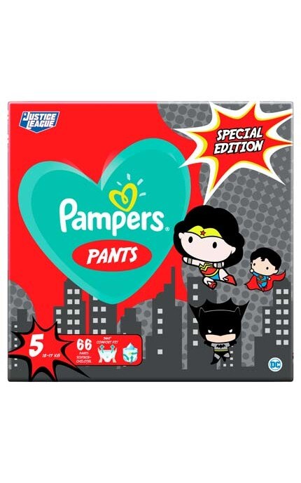 Подгузники-трусики детские Pampers Special Edition Junior размер 5 12-17 кг 66 шт