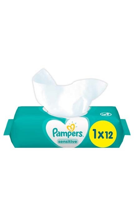 PAMPERS-ДИТЯЧІ ВОЛ.СЕРВЕТ.SENSITIVE-8001841061979