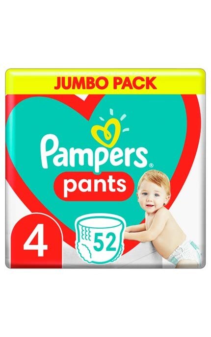 PAMPERS PANTS-Підгузки-трусики Pampers Pants Розмір 4 (Maxi) 9-15 кг, 52 підгузки-8006540069264
