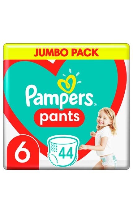 PAMPERS PANTS-Подгузники - трусики Pampers Pants Размер 6 (Extra Large) 15+ кг, 44 подгузника-8006540069356