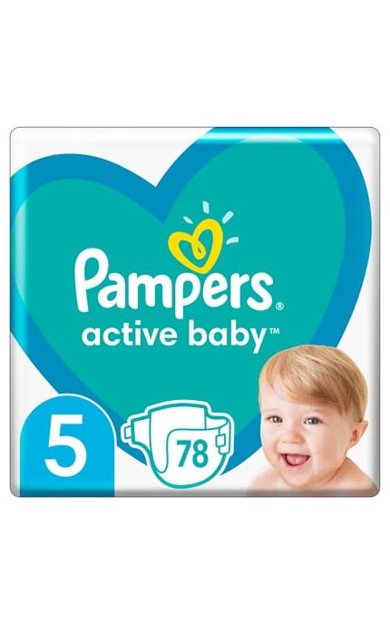 PAMPERS ACTIVE BABY-Подгузники Pampers Active Baby 5 (11-16 кг) -8001090950536