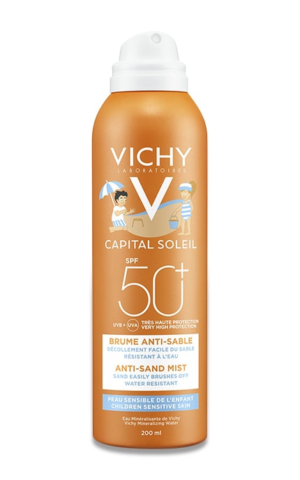 VICHY-Сонцезахисний спрей Vichy Ideal Soleil SPF 50+ Анти-пісок для дітей-3337875558037