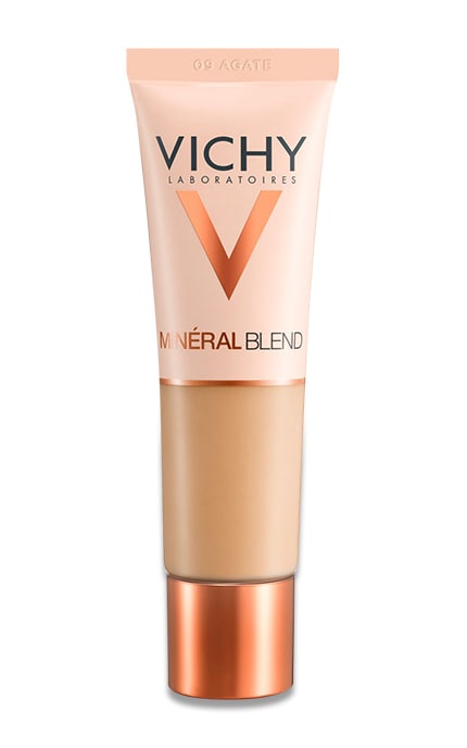 VICHY-Тональний крем Vichy Mineralblend Cream Зволожуючий, тон 09 Agate-3337875641920
