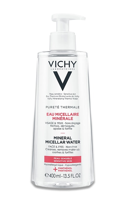 Мицеллярная вода Vichy Purete Thermale для чувствительной кожи лица и глаз