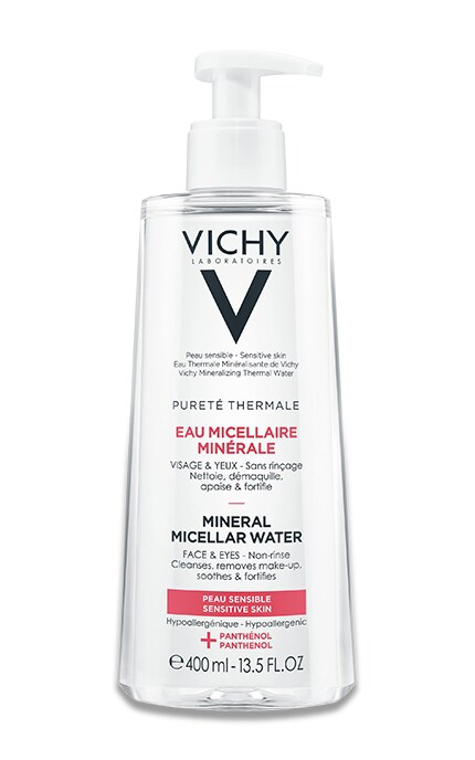 Мицеллярная вода для снятия макияжа Vichy Purete Thermale для чувствительной кожи лица и глаз 400 мл