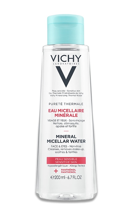 Мицеллярная вода для снятия макияжа Vichy Purete Thermale для чувствительной кожи лица и глаз 200 мл
