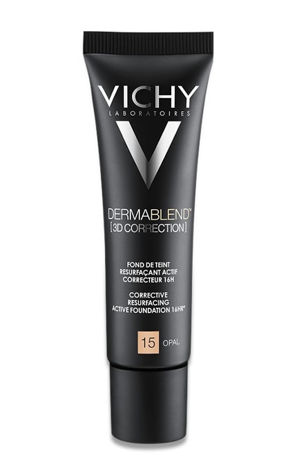 VICHY-Тональный крем Vichy Dermablend 3D коррекция с SPF 25 Для жирной и проблемной кожи-3337871332297